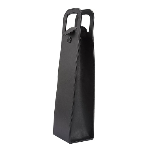 [BT-BAR-0003] Bolsa para botella de vino promocional de curpiel con asas y broche imantado – BT-BAR-0003