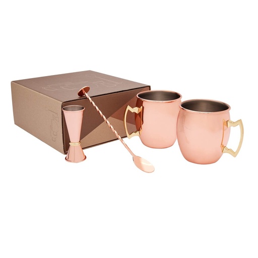 [BT-BAR-0027] Set promocional de coctelería en acero inoxidable con dosificador graduado – BT-BAR-0027