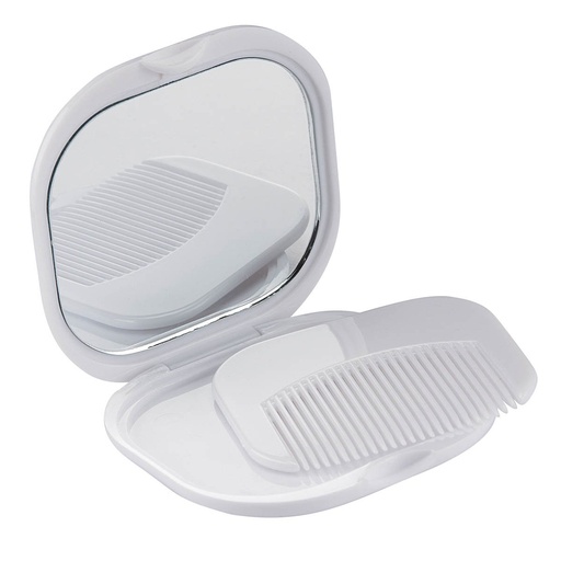 [BT-BEL-0063] Espejo de bolsillo promocional de plástico con peine – BT-BEL-0063