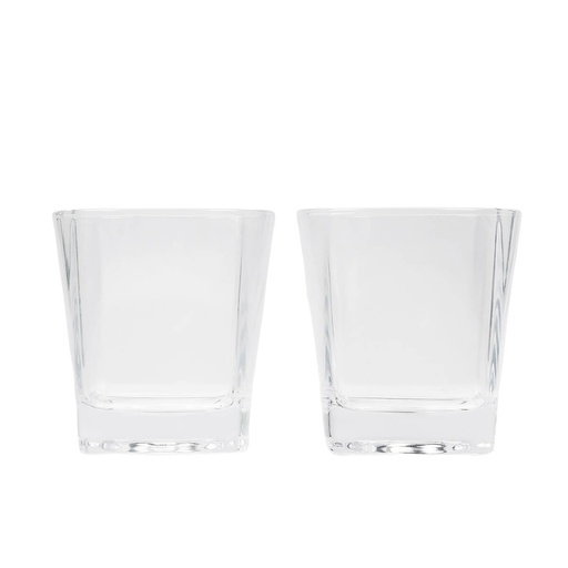 [BT-BAR-0043] Set de vasos whiskeros promocional de vidrio con estuche de madera – BT-BAR-0043