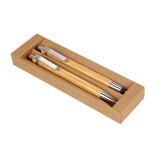 [BT-BOF-0014] Set promocional de bolígrafo y lapicera de madera con punta táctil – BT-BOF-0014