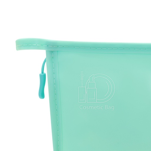 Cosmetiquera promocional de plástico PVC 23 x 15 x 8 cm con diseño resistente al agua – BT-BEL-0037