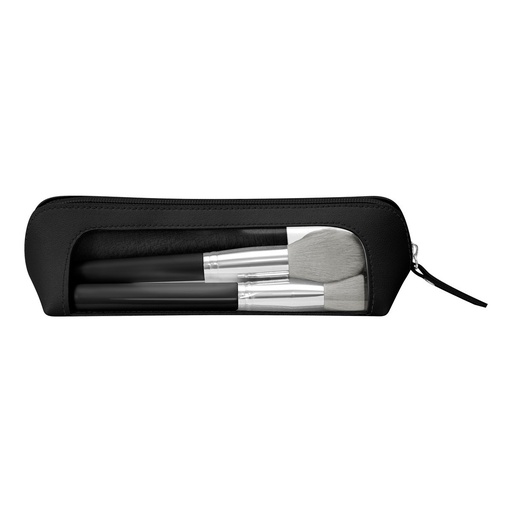 Set promocional de maquillaje de 7 piezas con estuche de curpiel y PVC – BT-BEL-0038
