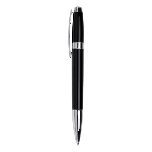 Bolígrafo promocional de acero inoxidable con mecanismo twist y estuche – BT-BOM-0057