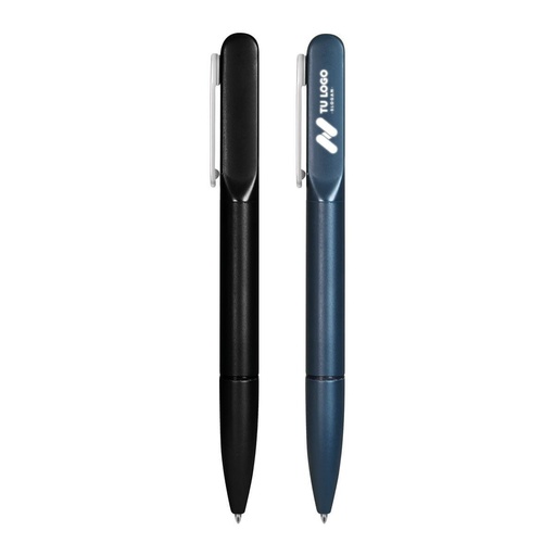 Bolígrafo promocional de aluminio con luz LED y mecanismo twist – BT-BOF-0021