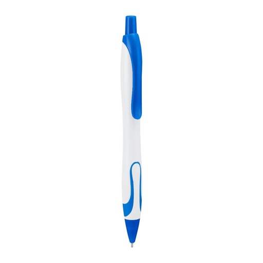 Bolígrafo promocional de plástico de 14.3 cm con mecanismo pulsador – BT-BOP-0023
