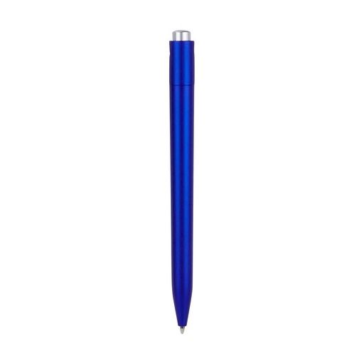 Bolígrafo promocional de plástico de 13.5 cm con mecanismo pulsador – BT-BOP-0027