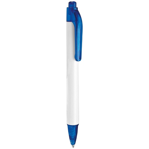 Bolígrafo promocional de plástico de 1.2 x 13.9 cm con mecanismo pulsador – BT-BOP-0019