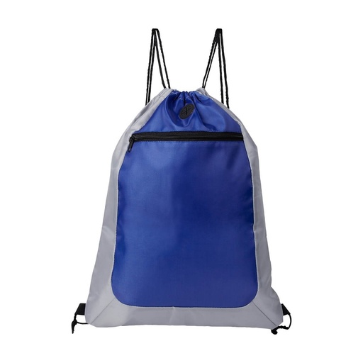 Bolsa-mochila promocional de poliéster con cierre de jareta y paso para cable de audífonos – BT-BOL-0012