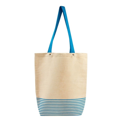 Bolsa promocional de yute y algodón con asas y sin fuelle – BT-BOL-0019