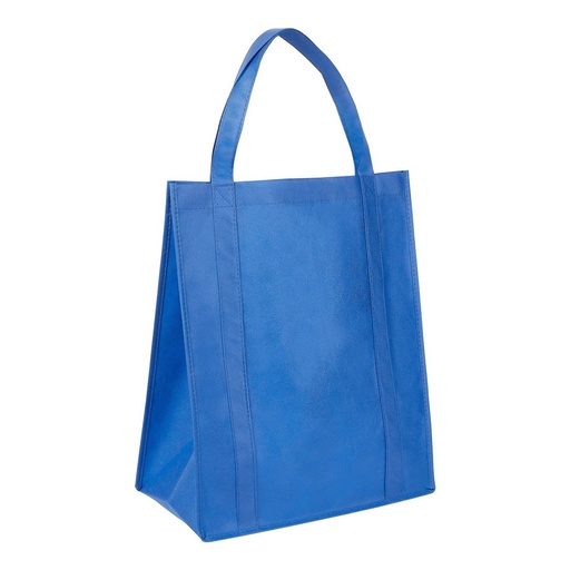 Bolsa promocional de tela no tejida con fuelle y asas – BT-BOL-0020