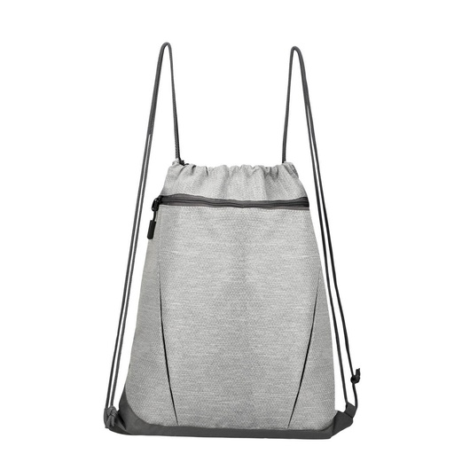 [BT-BOL-0093] Bolsa mochila promocional de poliéster jaspeado con cierre de jareta – BT-BOL-0093