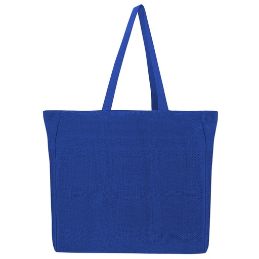 Bolsa promocional de yute natural con fuelle y asas – BT-BOL-0090