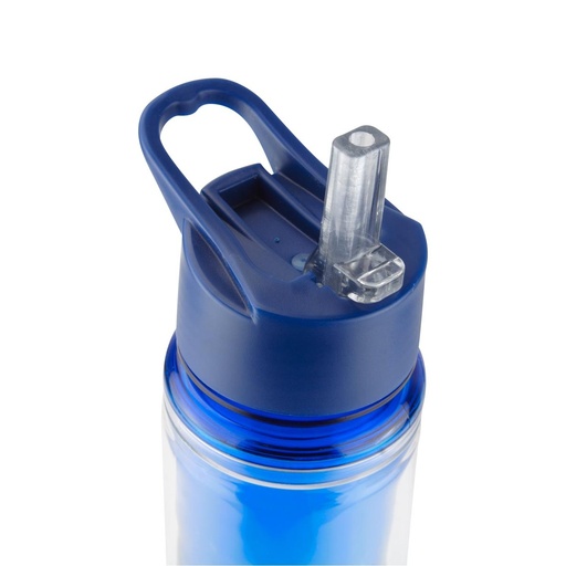 Cilindro promocional de plástico 610 ml con doble pared y popote – BT-CIP-0004