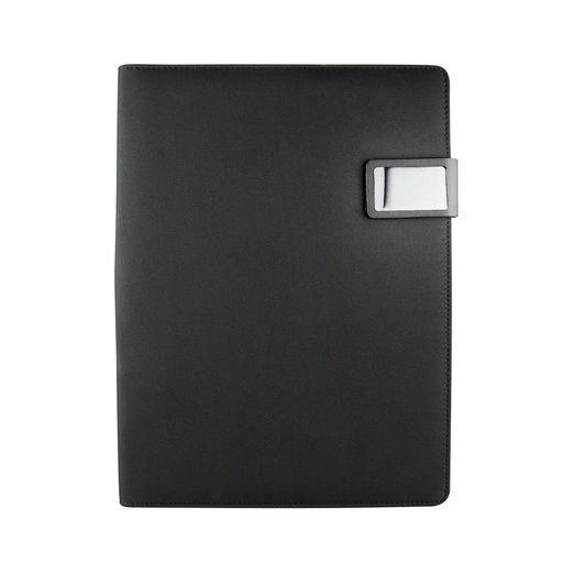 [BT-CAR-0010] Portafolio promocional de poliéster 24 x 30.8 cm con broche magnético y compartimento para smartphone – BT-CAR-0010