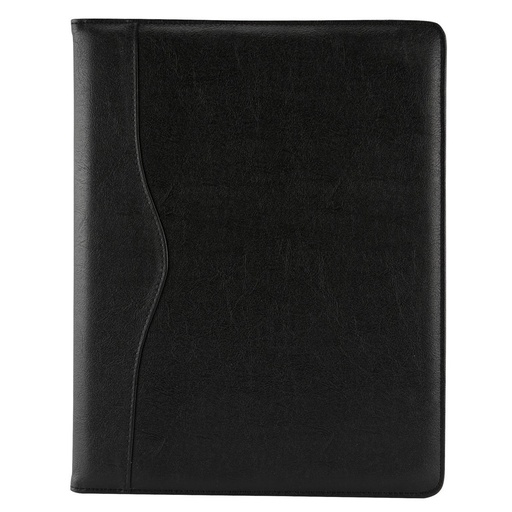 [BT-CAR-0015] Portafolio promocional de curpiel 24 x 31.5 cm con block de notas y compartimento para documentos – BT-CAR-0015