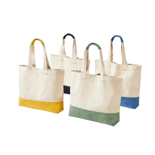 Bolsa promocional de algodón 48 x 36 x 10 cm con fuelle – BT-BOL-0064