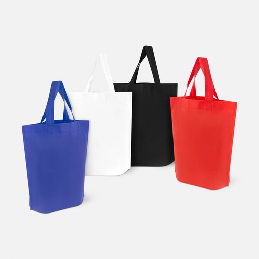 Bolsa promocional de non woven de 27 x 27.5 x 8.8 cm con fuelle y asas – BT-BOL-0085
