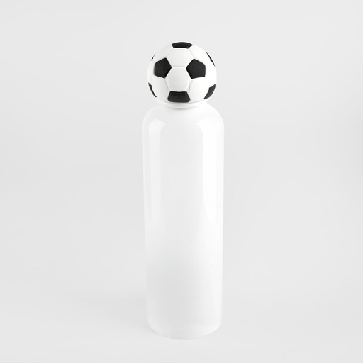 [BT-CIM-0001] Cilindro promocional de aluminio 750 ml con balón decorativo en la tapa – BT-CIM-0001