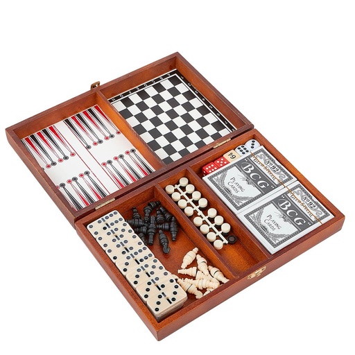 [BT-ENT-0004] Estuche de mesa 4 en 1 promocional de madera de tilo y plástico – BT-ENT-0004