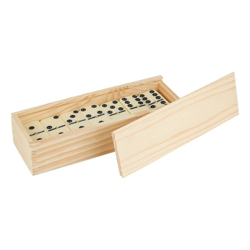 [BT-ENT-0009] Dominó promocional de madera de pino y plástico con estuche de 28 piezas – BT-ENT-0009