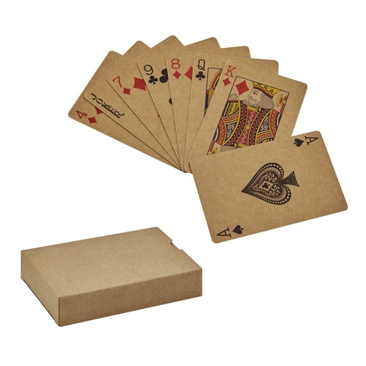 [BT-ENT-0015] Baraja promocional de cartón con caja individual de papel kraft – BT-ENT-0015