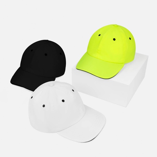 Gorra promocional de poliéster de 6 gajos con tejido absorbente de humedad – BT-GOS-0011
