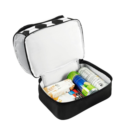 [BT-HIL-0101] Lonchera promocional de poliéster para 9 latas con doble compartimento – BT-HIL-0101