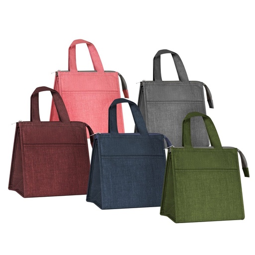 Lonchera promocional de poliéster con interior metalizado para 6 latas – BT-HIL-0092