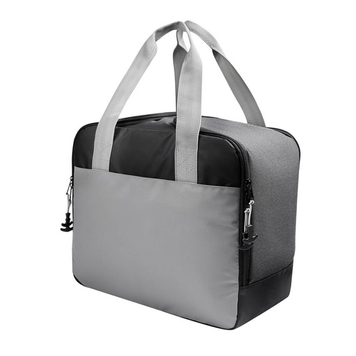 [BT-HIL-0086] Lonchera promocional de poliéster de 36 x 33 x 21 cm con separador interno y bolsa frontal – BT-HIL-0086