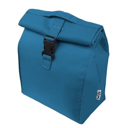 Lonchera promocional de poliéster con solapa enrollable para 6 latas – BT-HIL-0097