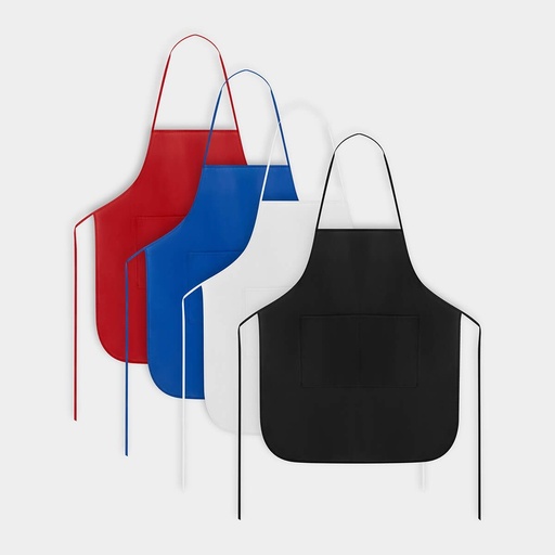 Delantal promocional de tela no tejida 57 x 68 cm con bolsas frontales – BT-HOG-0019