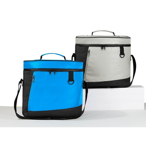 Hielera promocional de poliéster laminado y lona 15 litros con interior impermeable – BT-HIL-0087