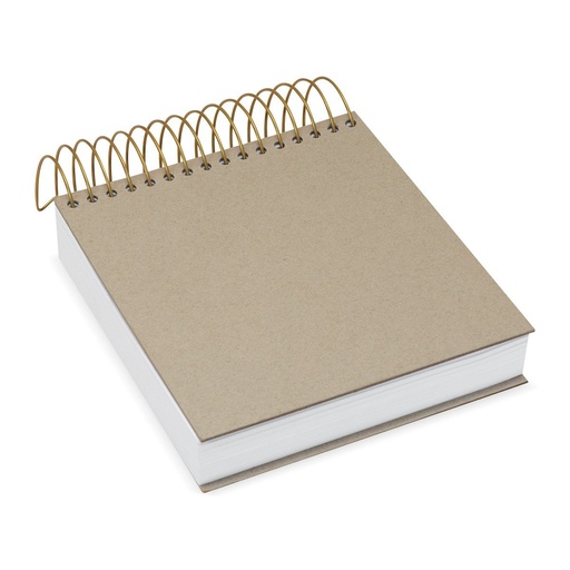 [BT-LIB-0047] Libreta promocional de cartón con 300 hojas y espiral metálico – BT-LIB-0047