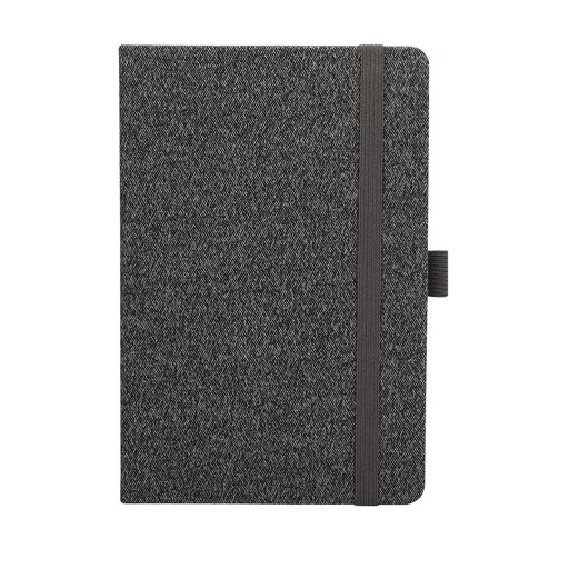 Libreta promocional de curpiel de 14 x 21 cm con elástico de cierre y separador – BT-LIB-0013
