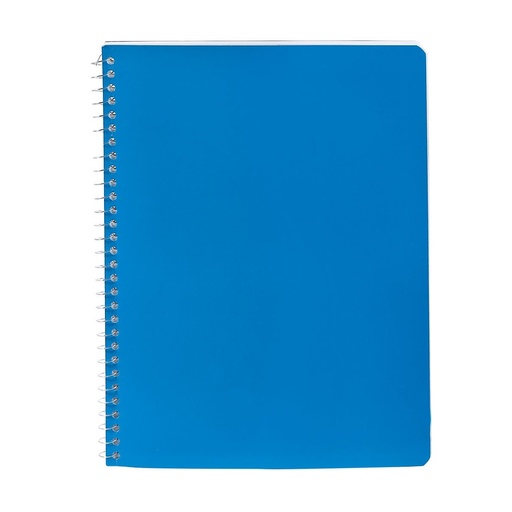 Libreta promocional de cartón tamaño carta con 70 hojas y espiral metálico – BT-LIB-0024