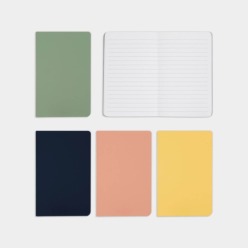 Libreta promocional de papel 9 x 14 cm con pasta flexible acabado soft – BT-LIB-0051