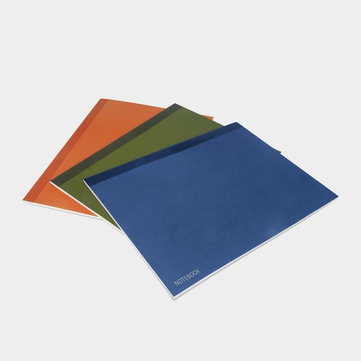 Libreta promocional de papel con pasta de cartón flexible y hojas cuadriculadas – BT-LIB-0052