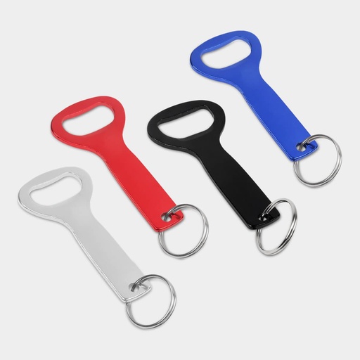 Llavero promocional de aluminio con destapador integrado – BT-LLF-0004