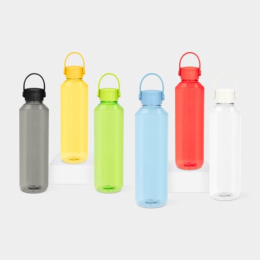 Cilindro promocional de plástico 750 ml con cierre hermético y asa de silicón – BT-CIP-0039