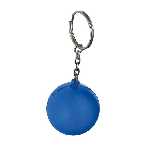 Llavero promocional de PU 3.7 x 8.9 cm con pelota flexible integrada – BT-LLF-0011