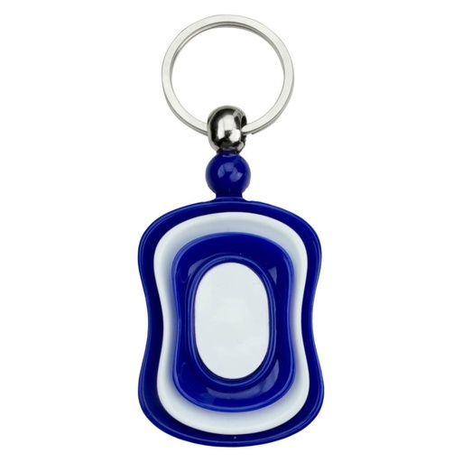 Llavero promocional de plástico de 3.9 x 9.7 cm con acabado en resina – BT-LLF-0012