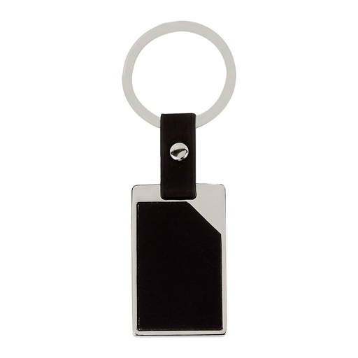 [BT-LLM-0010] Llavero promocional de curpiel y metal de 2.7 x 9.6 cm con serigrafía – BT-LLM-0010