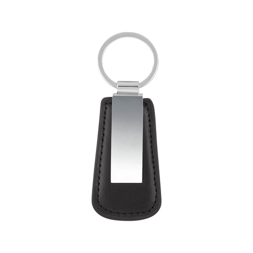 [BT-LLM-0026] Llavero promocional de curpiel y metal de 3.5 x 9.8 cm – BT-LLM-0026