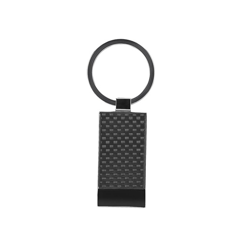 [BT-LLM-0019] Llavero promocional de metal y fibra de carbono de 2.3 x 4.8 cm con grabado láser – BT-LLM-0019