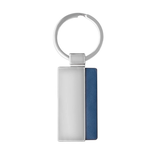 Llavero promocional de metal combinado con curpiel – BT-LLM-0043
