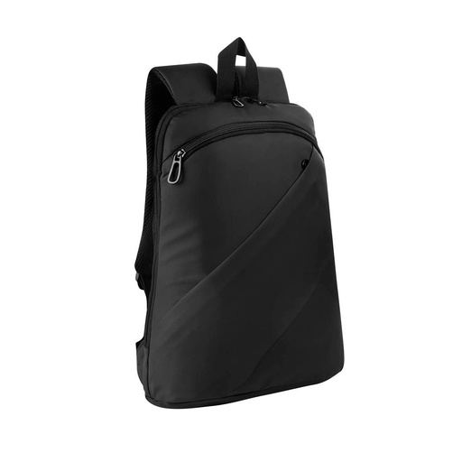 [BT-MOC-0054] Mochila promocional de poliuretano con compartimento para laptop de 15 pulgadas y bolsillo cruzado – BT-MOC-0054
