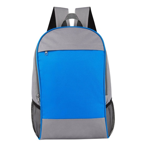 Mochila promocional de poliéster con compartimento para laptop de 14 pulgadas y bolsillos de malla – BT-MOC-0005
