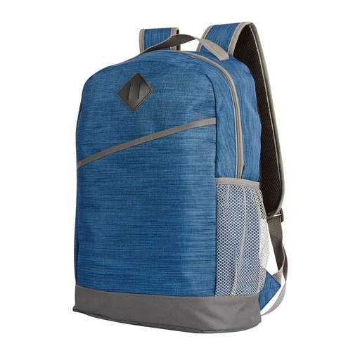 Mochila promocional de poliéster con compartimento para laptop de 16 pulgadas y bolsillo frontal – BT-MOC-0007