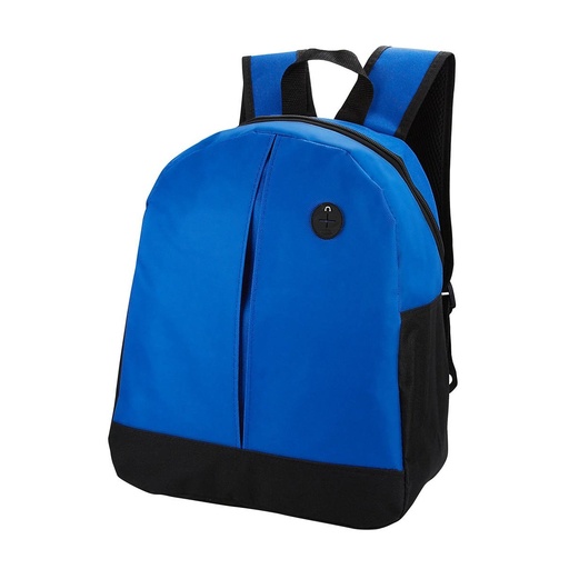 Mochila promocional de poliéster con compartimento interior y aditamento para audífonos – BT-MOC-0014